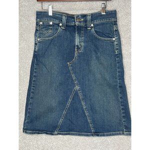 Levi’s Denim Skirt Womens 4 Jean Y2K Pockets Western Prairie Vintage
